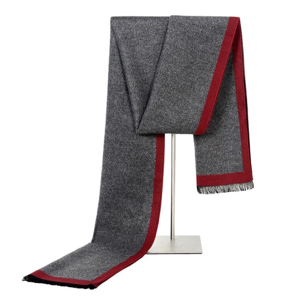 Bufanda de algodón para hombre A1 rojo Bufanda de algodón para hombre A1 rojo