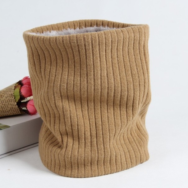 Bufanda de invierno de punto beige