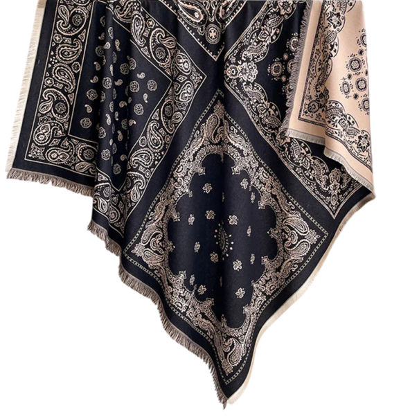 Bufanda de mujer 130 x 130 cm Bufanda de poliéster con un diseño sencillo y flecos Elegante complemento de moda ligero Bufanda cómoda y estilosa para uso durante todo el año marrón