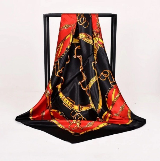 Bufanda de mujer con estampado J554 4