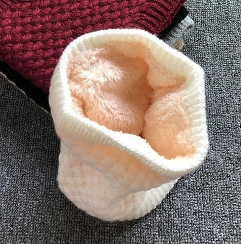 Bufanda de punto de invierno para niños J881 blanco