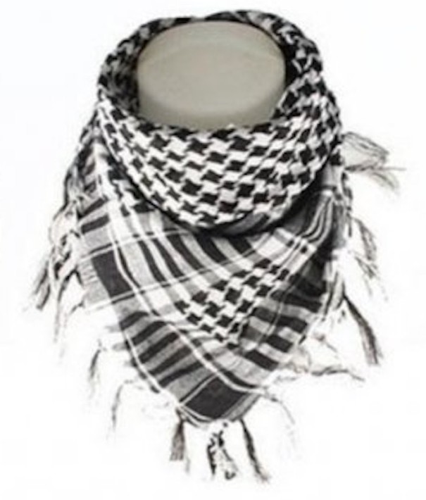 Bufanda palestina blanco
