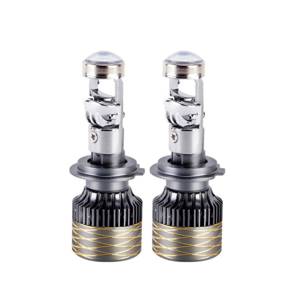BULLVISION H8 2000 W 12 V LED-autolamppujen sarja 2 kpl CSP 7545 -sirut ja CANBUS-projektorilasi Kylmä valkoinen valo 6000 K Ajovaloon 1