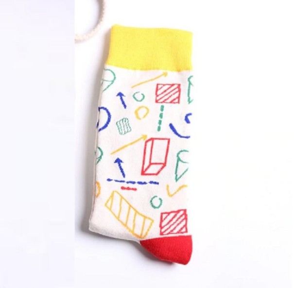 Bunt bedruckte Socken 4