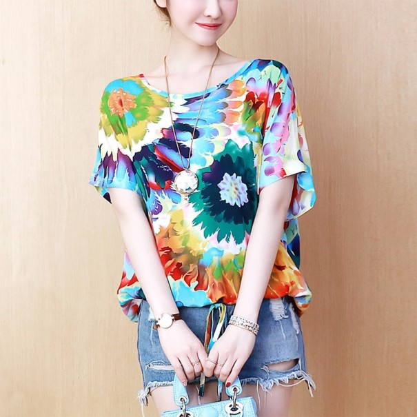 Bunte Alison-Bluse für Damen XXL