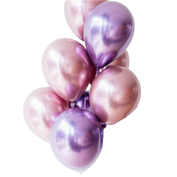 Bunte Geburtstagsballons 25 cm 10 Stk 7