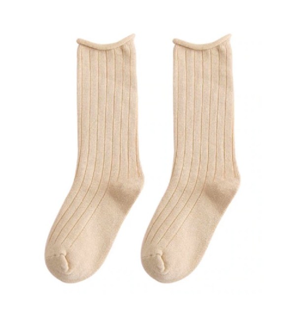 Bunte Mädchensocken creme 7-10 Jahre
