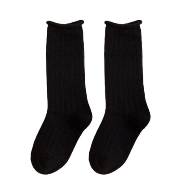 Bunte Mädchensocken schwarz 7-10 Jahre