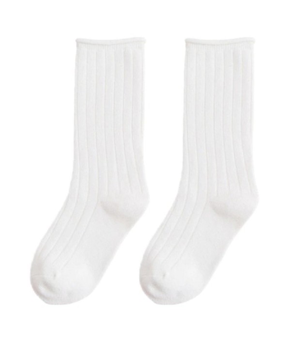 Bunte Mädchensocken weiß 7-10 Jahre