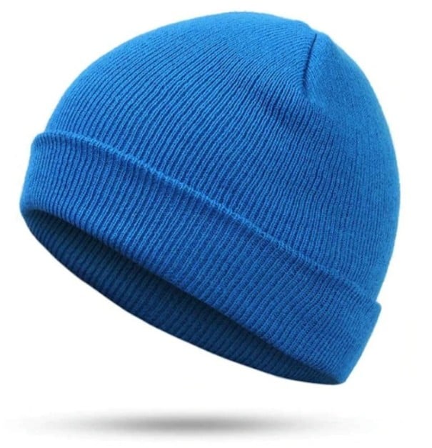 Bunte Unisex-Mütze J32491 blau