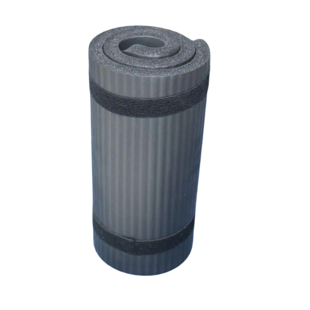 Bunte Yogamatte aus Schaumstoff 1,5 cm Extra dickes Kniepolster Anti-Rutsch-Hilfe für Pilates und Fitnessübungen schwarz