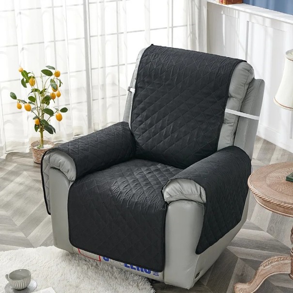 Bunter Anti-Rutsch-Stuhlbezug 55x200 cm Schutzhülle mit Riemen Gepolstertes Sitzkissen für Zuhause schwarz Bunter Anti-Rutsch-Stuhlbezug 55x200 cm Schutzhülle mit Riemen Gepolstertes Sitzkissen für Zuhause schwarz