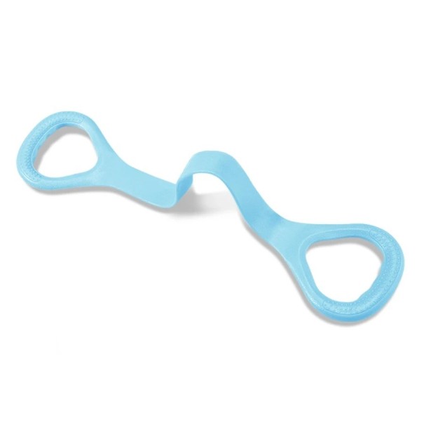 Buntes Widerstandsband für Arme, Rücken, Schultern, elastisches Hilfsmittel für Yoga, Pilates, Reha und Heimübungen blau