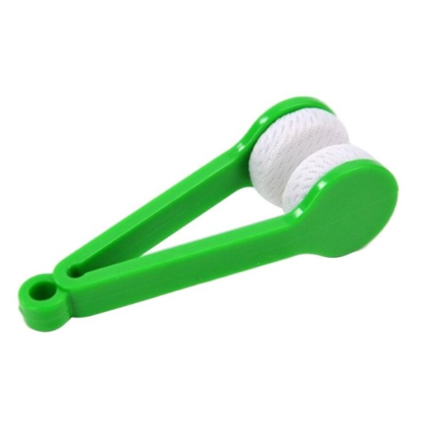 Burete de curatare pentru ochelari verde