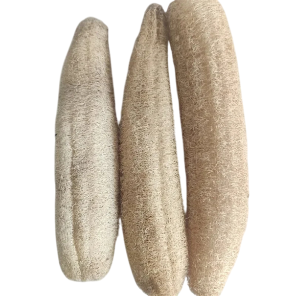 Burete natural din lufă vegetală 20-25 cm, multifuncțional pentru spălarea corpului și a vaselor, instrument de curățare ecologic pentru baie 1