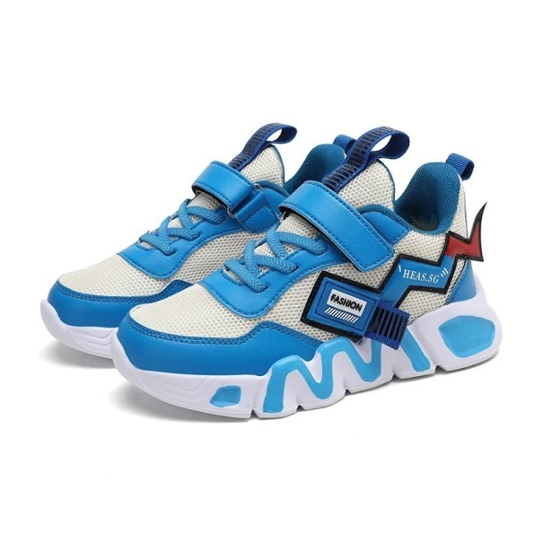 Buty dziecięce Oddychające tenisówki chłopięce Casualowe tenisówki dziecięce niebieski 32