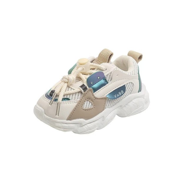 Buty dziecięce oddychające Trampki dziecięce UNISEX Lekkie tenisówki dla dzieci beżowy 26