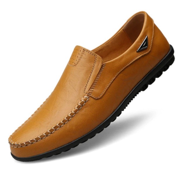 Buty męskie - Mokasyny J2101 żółty 47
