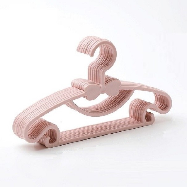 Cabide infantil 5 unid rosa