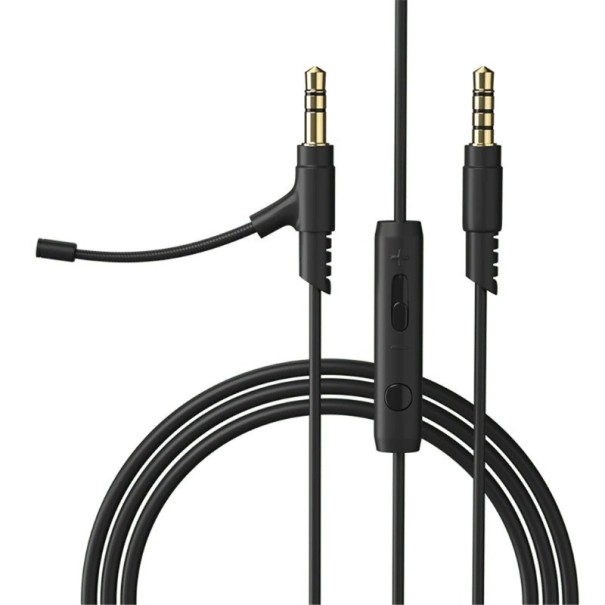 Câble audio de connexion avec microphone à condensateur 1