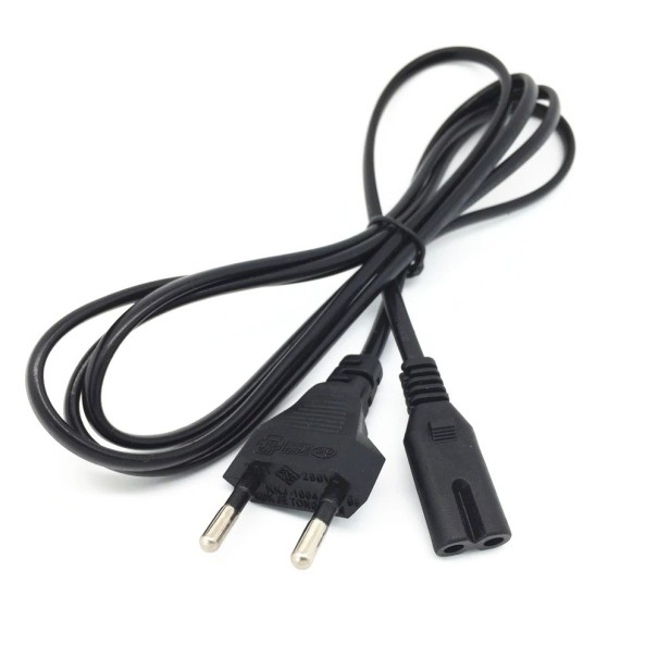 Cable de alimentación de red de 2 pines de 1,5 m 1