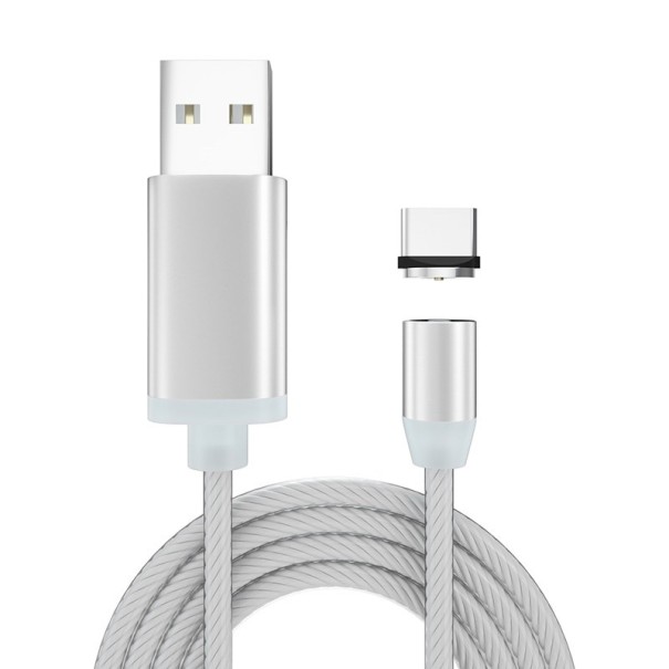 Cable de carga iluminado USB magnético K467 2 m 2
