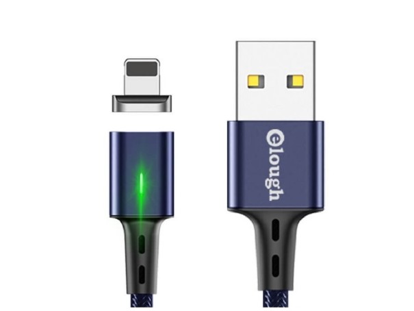 Cable de carga USB magnético K439 azul 2 m 3