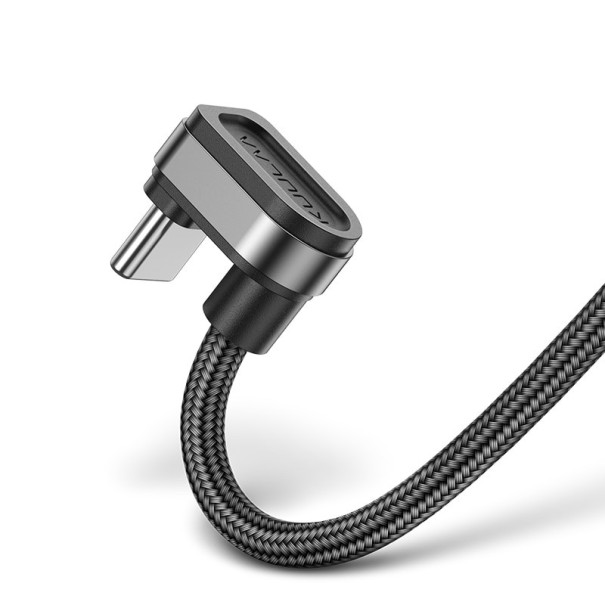 Cable de datos USB a USB-C en ángulo K542 1 m