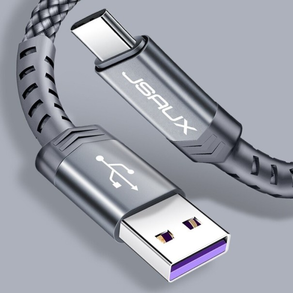 Câble de données USB vers USB-C K617 argenté