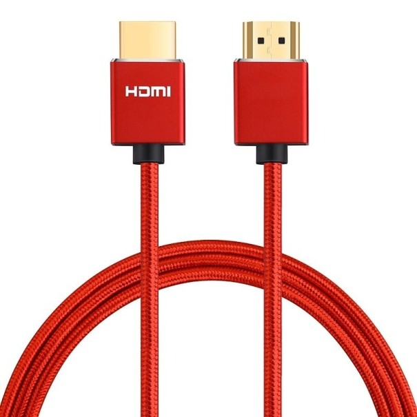 Câble HDMI de connexion M/M K969 rouge 1 m