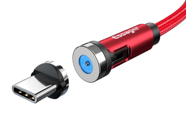 Câble USB magnétique K531 rouge 2 m 2