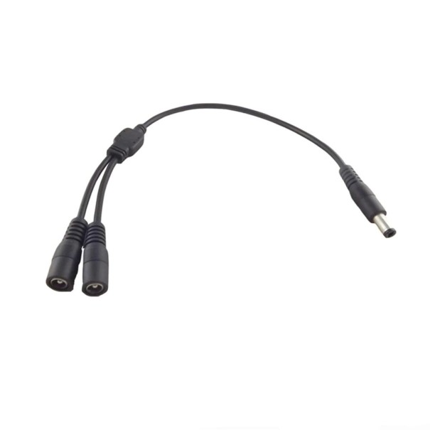 Cablu de alimentare DC 5,5 x 2,5 mm pentru CCTV de 30 cm 1