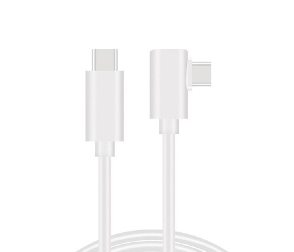 Cablu de conectare unghiular USB-C M / M 5 m alb