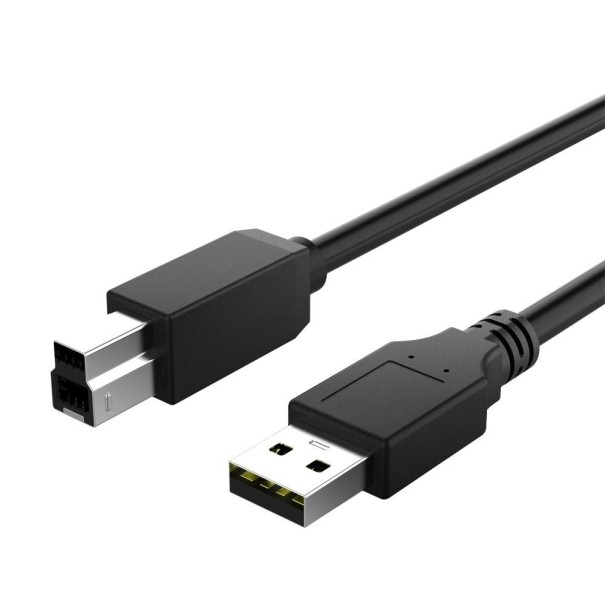 Cablu de conectare USB la USB-B pentru imprimante M / M negru 1,2 m