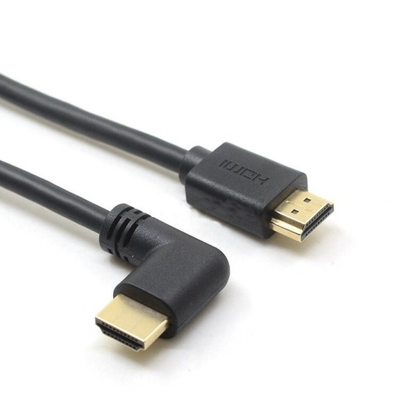 Cablu de conexiune unghi HDMI 2.0 M / M 15 cm 2