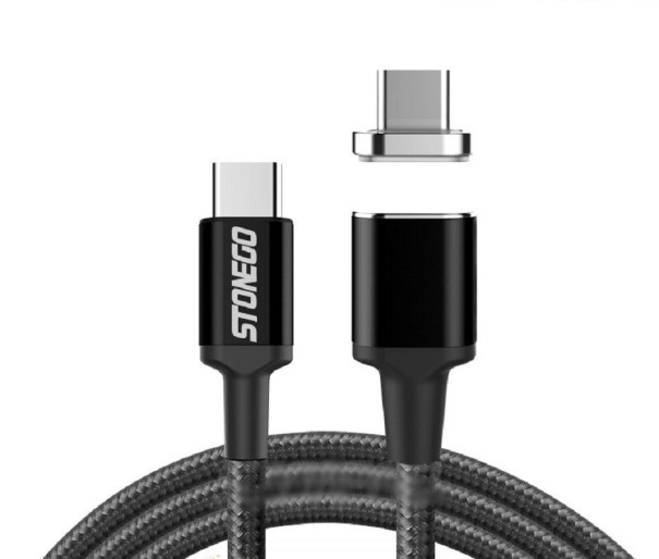 Cablu de date magnetic USB-C negru