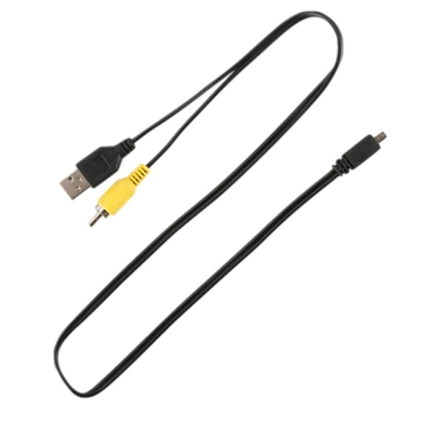 Cablu de date pentru camera USB / Mini USB / RCA de 60 cm 1