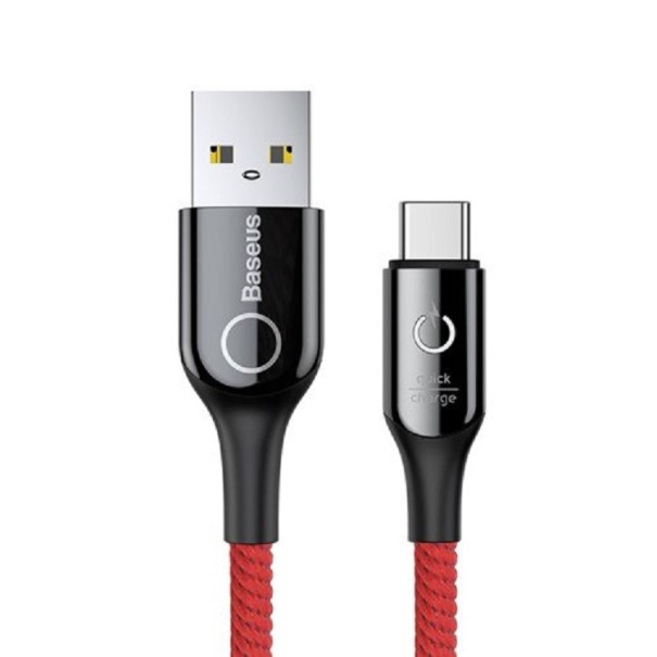 Cablu de date USB către USB-C K544 roșu