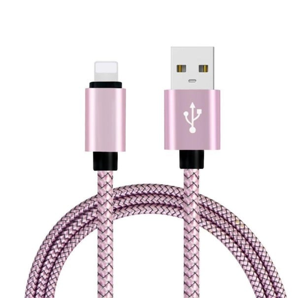 Cablu de date USB către USB-C K571 roz deschis 25 cm
