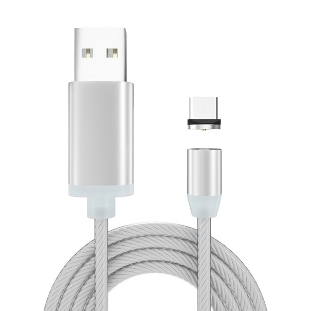 Cablu luminos magnetic de încărcare USB K467 2 m 3