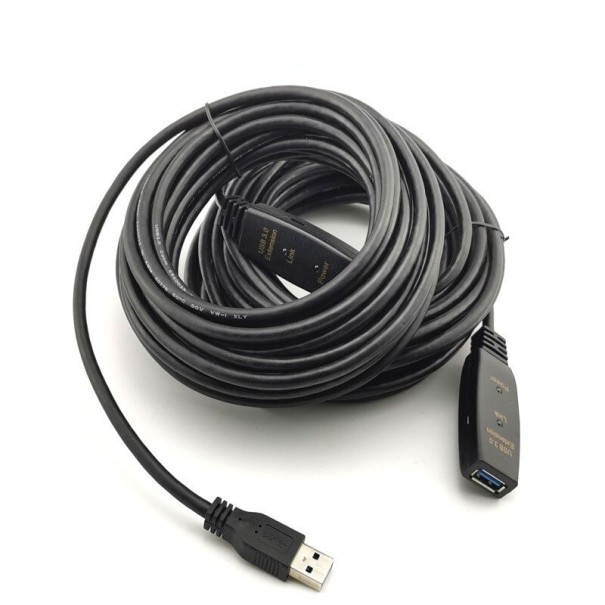 Cablu prelungitor USB 3.0 cu amplificator de semnal 10 m