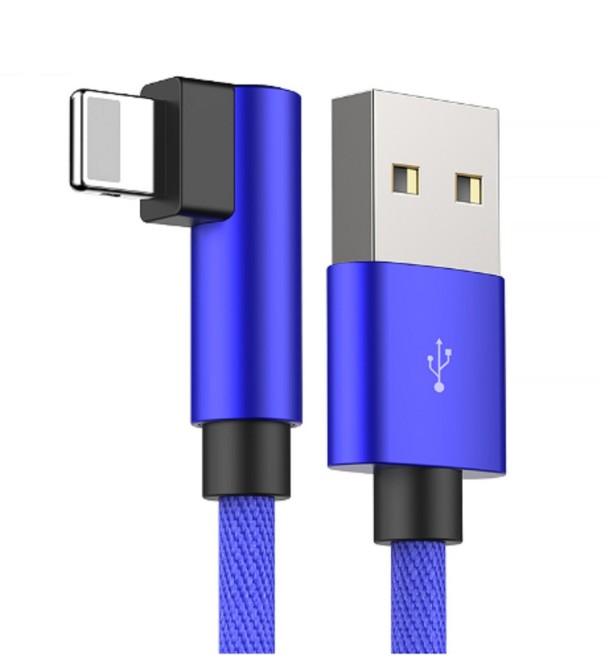 Cablu USB / Lightning albastru 1 m