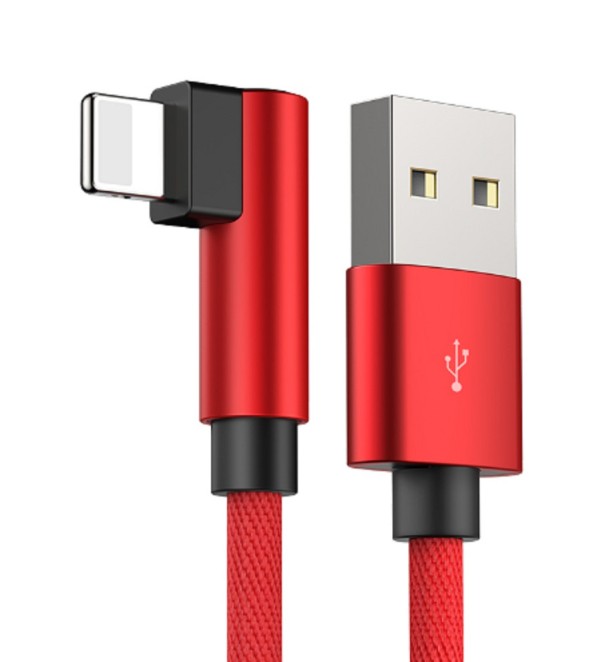 Cablu USB / Lightning roșu 1 m