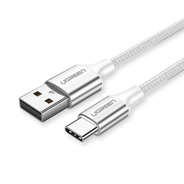 Cabo de dados USB / USB-C K435 prateado 50 cm