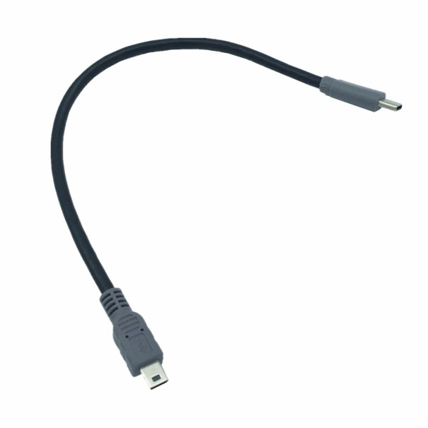 Cabo de ligação USB-C 3.1 para Mini USB-B M/M 25 cm