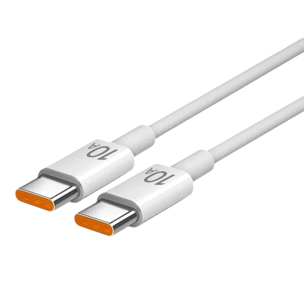 Cabo universal de carregamento rápido 1 m 120W USB C PD duplo 10A tipo C para transferência de dados em alta velocidade e carregamento eficiente de dispositivos móveis 1