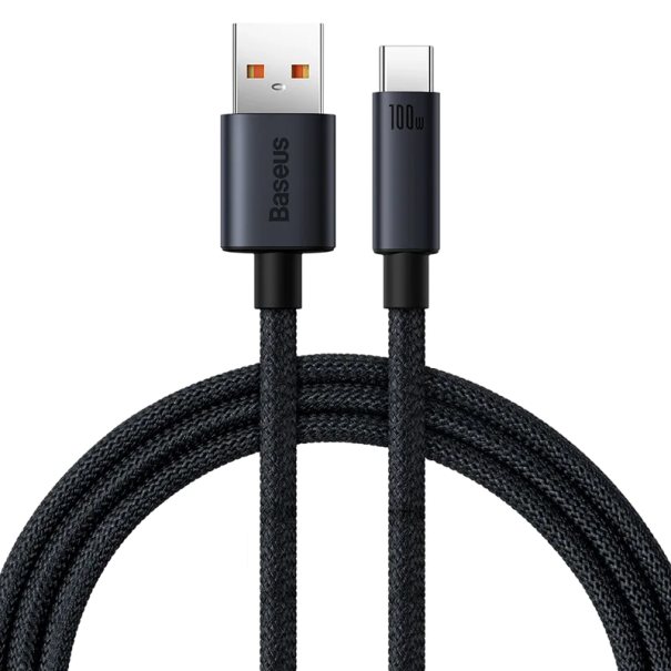 Cabo USB A para USB C de carregamento rápido 1 m 100W cabo de carregamento e sincronização 480 Mbps alta compatibilidade transferência de dados 1