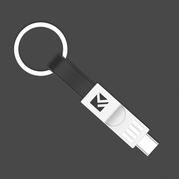 Cabo USB de Dados 3 em 1 K552 preto