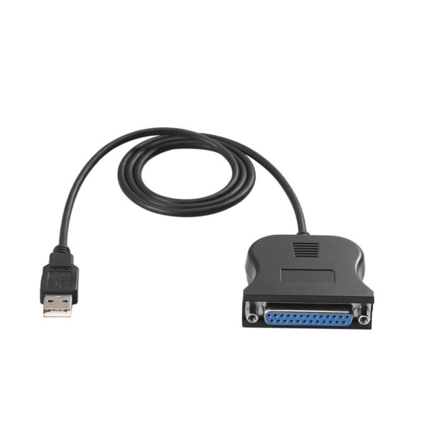 Cabo USB para 25 pinos DB25 M/F 1