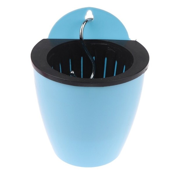Cache-pot suspendu C955 bleu
